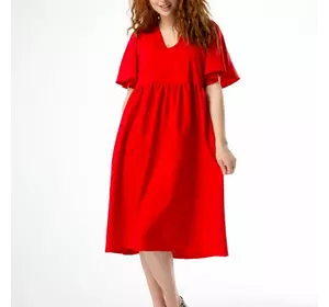 Червона стильна сукня  270336, 48/50 (270336s4850)