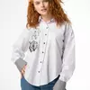Жіноча блуза з дизайнерською вишивкою 230100, 52/54 (230100s5254)