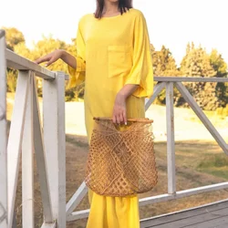 Легка жовта сукня-футболка 270199, 52/54 (270199s5254)