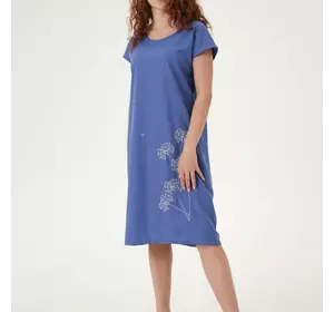 Лляна пряма сукня "Літні Кульбаби" 270349-1, 60/62 (270349-1s6062)