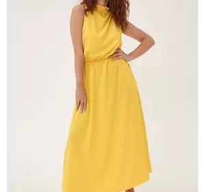 Вільна довга сукня жовтого кольору 270345-2, 52/54 (270345-2s5254)