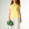 Жовта блуза з вишивкою "Бамбук" 230156-1, 46 (230156-1s46)