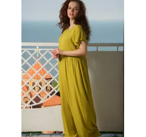 Сукня кольору оливка Максі довжини  270403-1, 44/46 (270403-1)