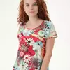 Сукня-футболка з штапеля з квітами 55002, 52/54 (55002s5254)