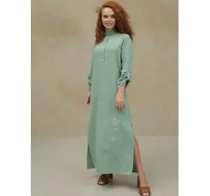 Сукня світло-зелена з вишивкою 270399, 52/54 (270399s5254)