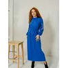 Сукня з вишивкою на рукавах блакитного кольору  270382-2, 44/46 (270382-2)