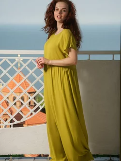 Сукня кольору оливка Максі довжини  270403-1, 44/46 (270403-1)