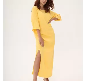 Легка жовта сукня-футболка 270199, 60/62 (270199s6062)